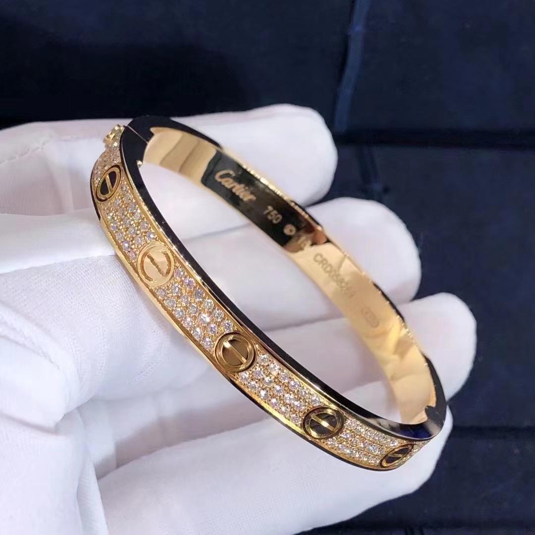 Cartier Diamond Bracelet | Cartier Love Bracelet | LuxuryJewelryCo